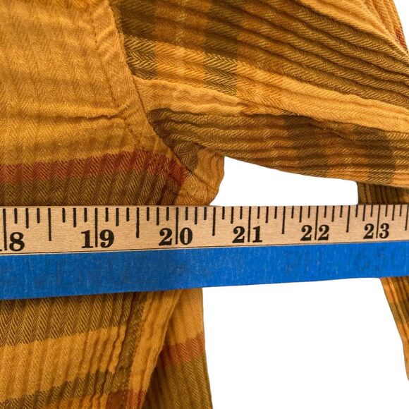 Prana Fillary Button Down Top Button Up Shirt Yellow Size Medium - Picture 8 of 13